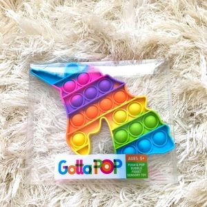 Gotta Pop Sensory Toy Bubble Fidget Rainbow Unicorn Large NEW